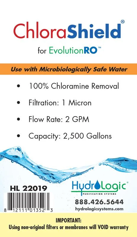 Hydro-Logic Evolution RO1000 ChloraShield Carbon Filter - Image 2