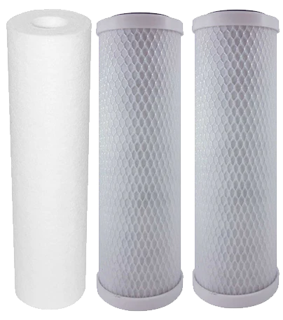 Sediment and Carbon Block Filter Set | 3 Stage Filter Set